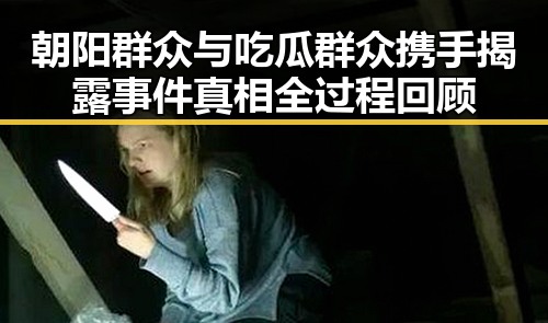 朝阳群众与吃瓜群众携手揭露事件真相全过程回顾